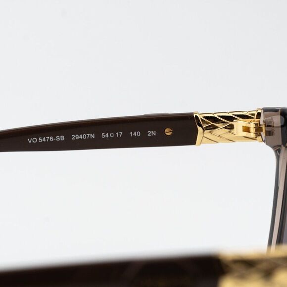 Vogue Women Sunglasses Transparent Brown Violet Square VO5476SB 29407N54 NEW